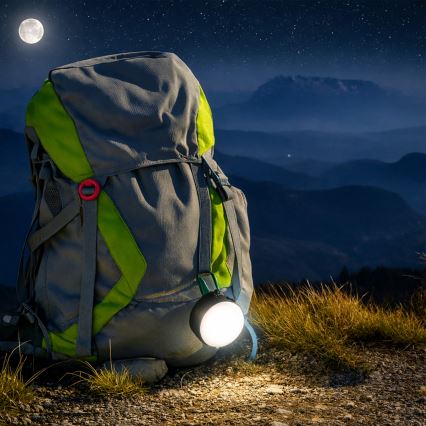 LED φορητή επαναφορτιζόμενη λάμπα LUMINA POCKET LED/5V 500 mAh μαύρη