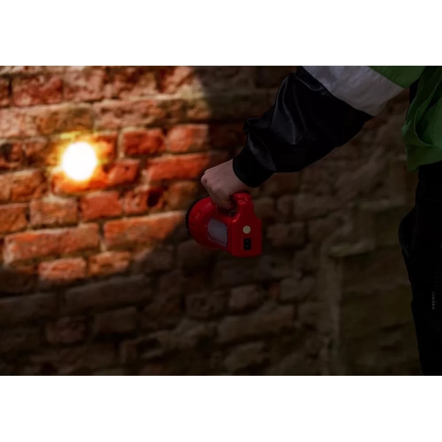 LED Φορτιζόμενος ηλιακός φακός LED/7W/230V 400 lm 3200 mAh