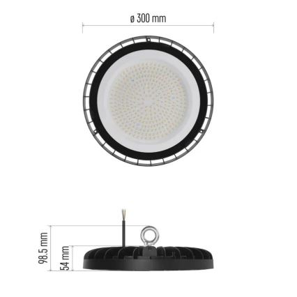 LED Heavy-duty κρεμαστό φωτιστικό High Bay LED/225W/230V 4000K IP65