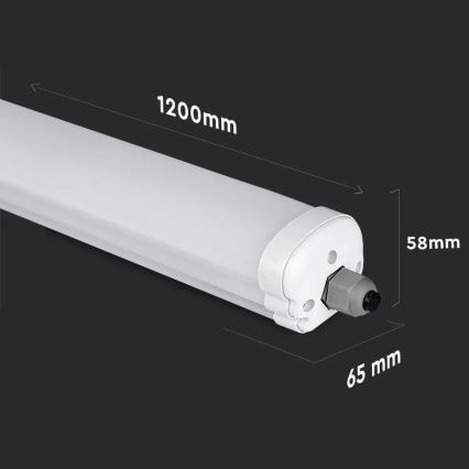 LED Heavy-duty λάμπα φθορίου G-SERIES LED/36W/230V 4500K 120cm IP65