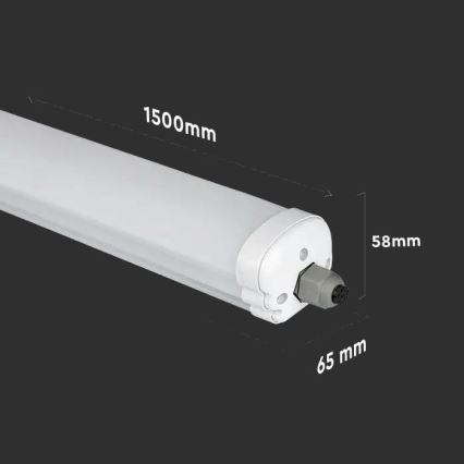 LED Heavy-duty φωτιστικό φθορίου G-SERIES LED/48W/230V 4000K 150cm IP65