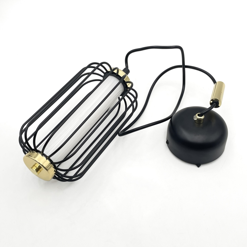 LED κρεμαστό φωτιστικό BONNIE με καλώδιο LED/10W/230V 3000K μαύρο