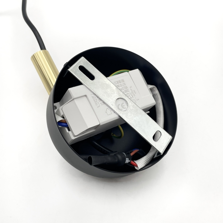 LED κρεμαστό φωτιστικό BONNIE με καλώδιο LED/10W/230V 3000K μαύρο