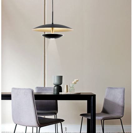 LED κρεμαστό φωτιστικό MONICA LED/16W/230V μαύρο/χρυσό