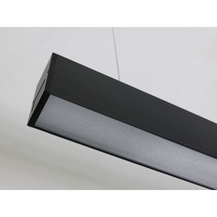 LED κρεμαστό φωτιστικό σε καλώδιο LED/55W/230V 3000/4000/6500K 120 cm μαύρο