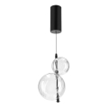 LED κρεμαστό φωτιστικό σε καλώδιο PLAYA LED/10W/230V μαύρο