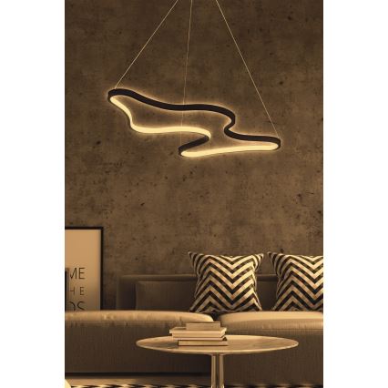 LED κρεμαστό φωτιστικό σε σύρμα ARTISAN LED/36W/230V 4000K μαύρο