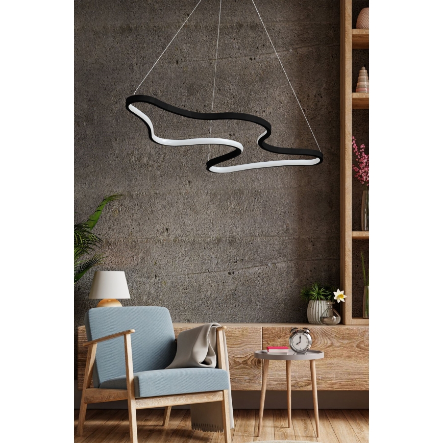 LED κρεμαστό φωτιστικό σε σύρμα ARTISAN LED/36W/230V 4000K μαύρο