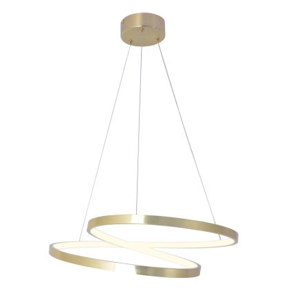 LED Κρεμαστό φωτιστικό με ανάρτηση σε σύρμα ZEFIRA LED/40W/230V 4000K διάμ. 50 cm χρυσό