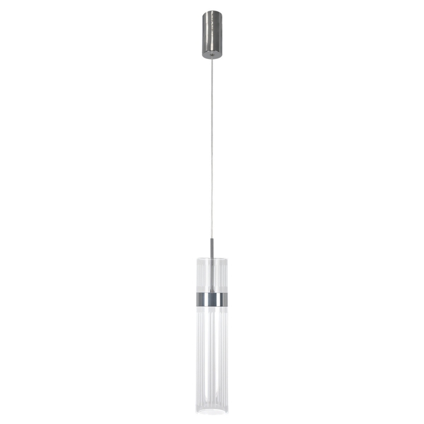 LED κρεμαστό φωτιστικό με καλώδιο AMBIENTE LED/6W/230V 3000/4000/6000K γυαλιστερό χρώμιο