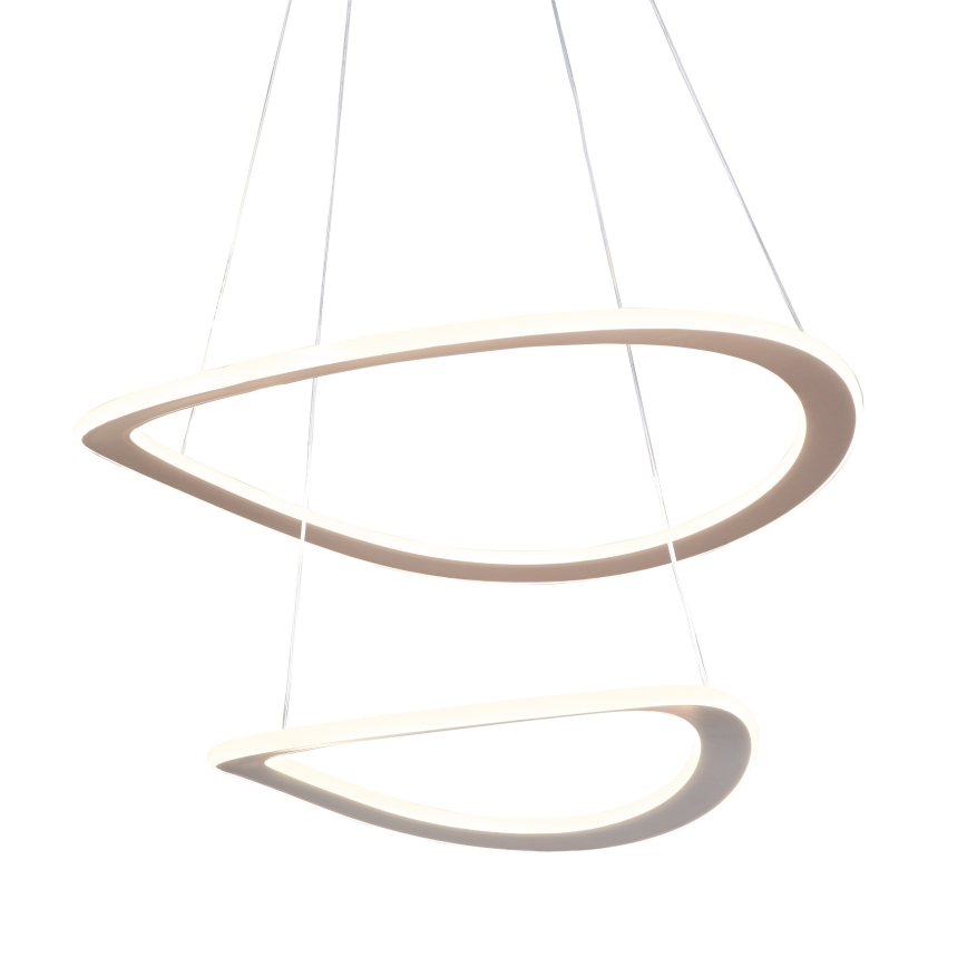 LED κρεμαστό φωτιστικό με καλώδιο CASHMERE LED/75W/230V Ø 59,5 εκ., μπεζ