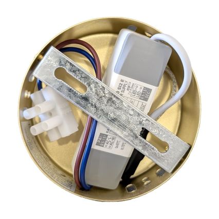 LED κρεμαστό φωτιστικό με καλώδιο LAGOS LED/8W/230V, χρυσό