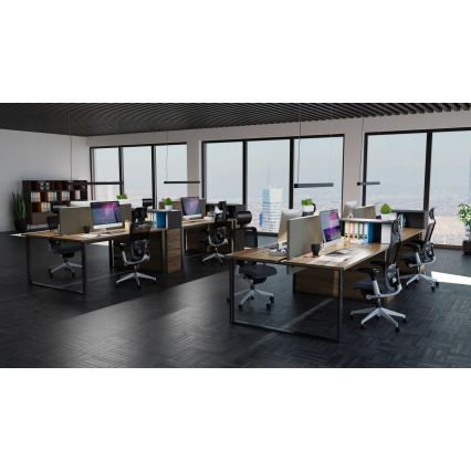 LED κρεμαστό φωτιστικό με καλώδιο LED/44W/230V 4000K 120 cm μαύρο