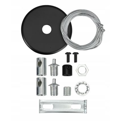 LED κρεμαστό φωτιστικό με καλώδιο LED/44W/230V 4000K 120 cm μαύρο