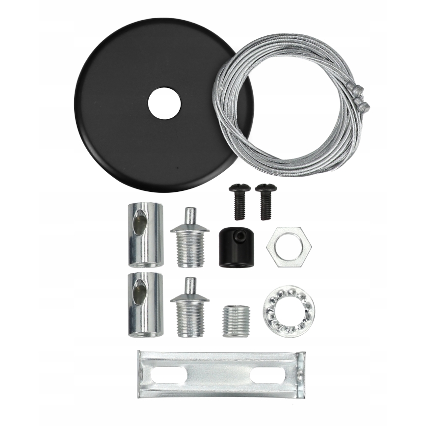 LED κρεμαστό φωτιστικό με καλώδιο LED/44W/230V 4000K 120 cm μαύρο