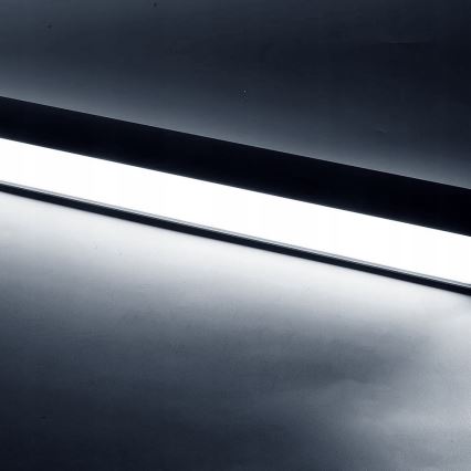 LED κρεμαστό φωτιστικό με καλώδιο LED/44W/230V 6000K 120 cm μαύρο