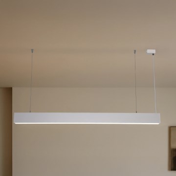 LED κρεμαστό φωτιστικό με καλώδιο LED/55W/230V 3000/4000/6500K 120 cm λευκό