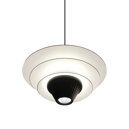 LED κρεμαστό φωτιστικό με καλώδιο MANLEY LED/5W/230V μαύρο/λευκό