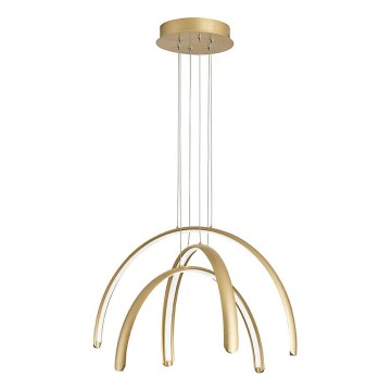 LED κρεμαστό φωτιστικό με καλώδιο MEGAN LED/41W/230V χρυσό