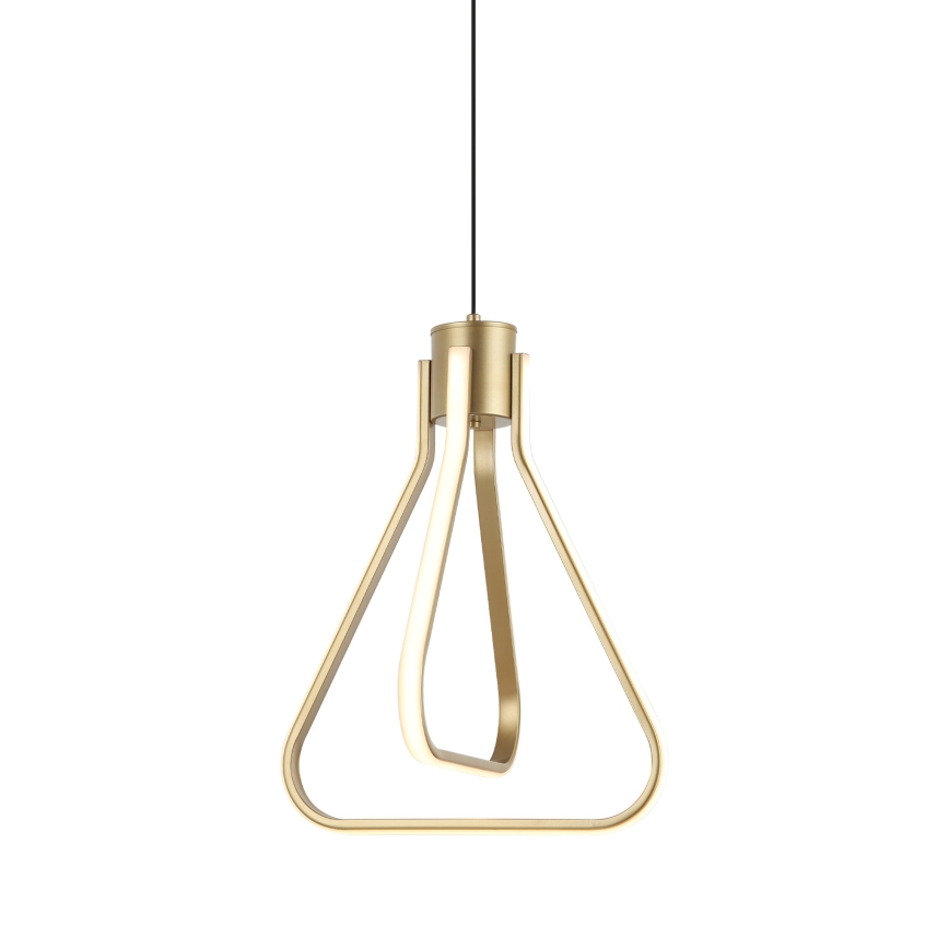 LED κρεμαστό φωτιστικό με καλώδιο ZING LED/19W/230V, χρυσό
