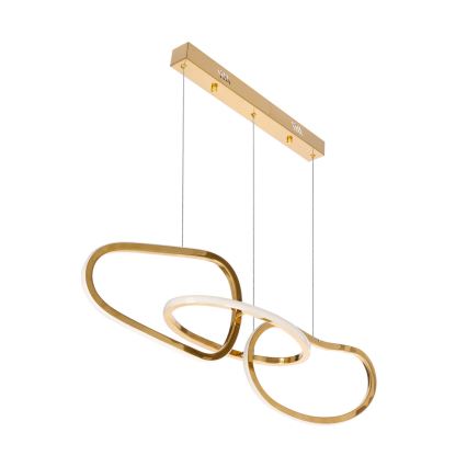 LED κρεμαστό φωτιστικό με σύρμα ANNELI LED/30W/230V 80 cm χρυσό