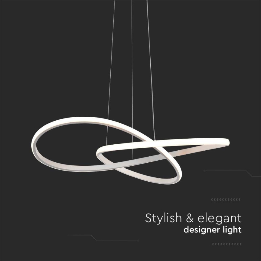 LED Κρεμαστό φωτιστικό οροφής LED/20W/230V 3000K λευκό