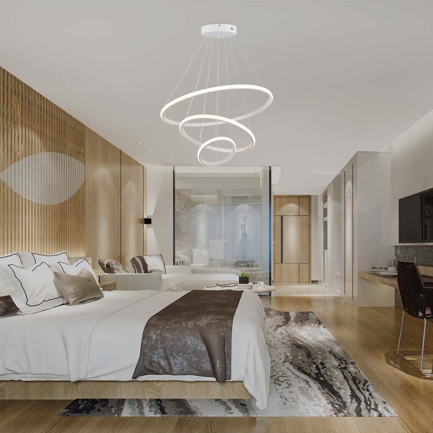 LED Κρεμαστό φωτιστικό οροφής LED/32W/230V 3000K λευκό