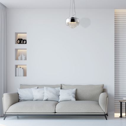 LED Κρεμαστό πολύφωτο LUNA 1xE14/40W/230V