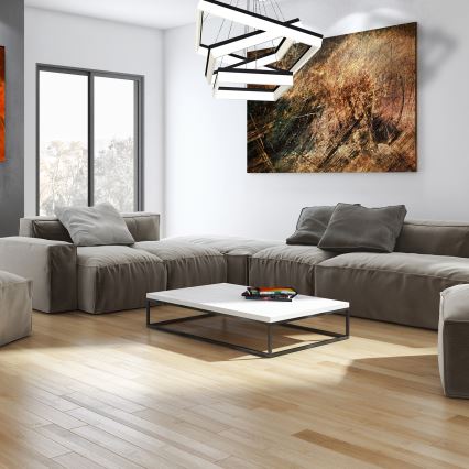 LED Κρεμαστό πολύφωτο NERO 3xLED/140W/230V