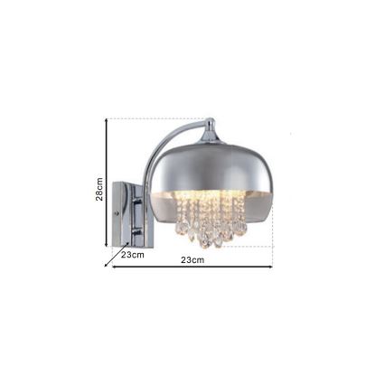LED Κρυστάλλινο Φωτιστικό τοίχου  LUNA 1xE14/40W/230V