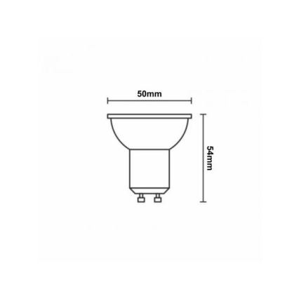 LED Κεραμικός λαμπτήρας GU10/9,5W/230V 3000K