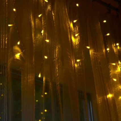 LED κουρτίνα ESTELLA 47xLED/8 λειτουργίες, 3,5 m, ζεστό λευκό