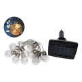 LED Ηλιακά λαμπάκια εξωτερικού χώρου 10xLED/1,2V 300 mAh 2,2 m IP44