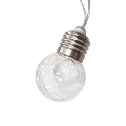 LED Ηλιακά λαμπάκια εξωτερικού χώρου 10xLED/1,2V 300 mAh 2,2 m IP44