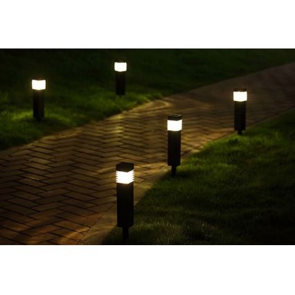 LED ηλιακή λάμπα MARTIN LED/1,2V 150 mAh IP44 μαύρη