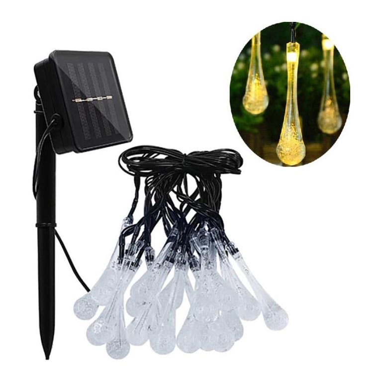 LED ηλιακή γιρλάντα με αισθητήρα λυκόφωτος 20xLED/0,72W/1,2V 600 mAh 4,7m IP44