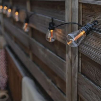 LED ηλιακή διακοσμητική γιρλάντα 10xLED/0,6W/1,2V 4,5m IP44 800 mAh