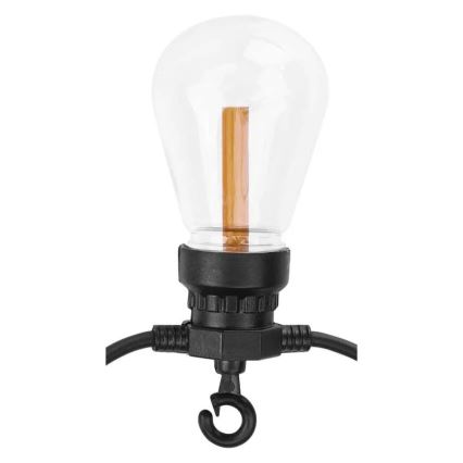 LED ηλιακή διακοσμητική γιρλάντα 10xLED/0,6W/1,2V 4,5m IP44 800 mAh