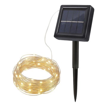 LED Ηλιακή διακοσμητική γιρλάντα LED/3,7V 800 mAh 22 m