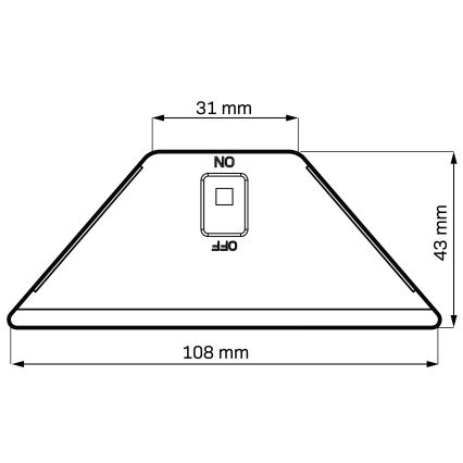 LED Ηλιακό φωτιστικό ELI LED/4,5W/3,7V 500 mAh IP44 μαύρο