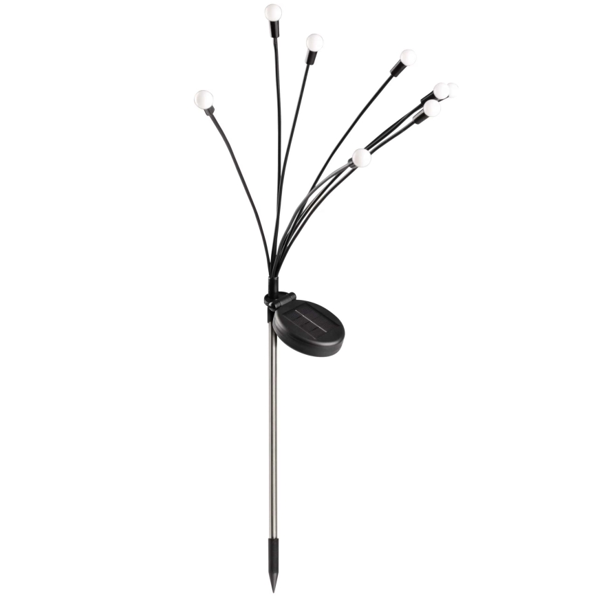 Ηλιακό φωτιστικό LED FIORINI 8xLED/1,2V 600 mAh IP44 μαύρο