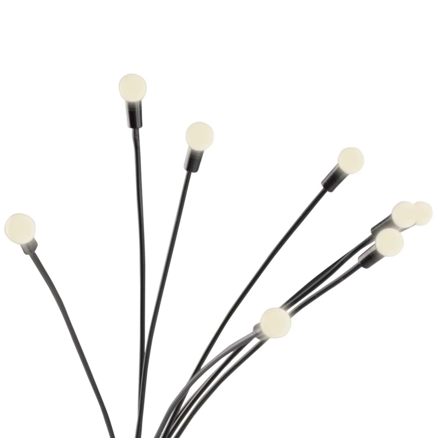 Ηλιακό φωτιστικό LED FIORINI 8xLED/1,2V 600 mAh IP44 μαύρο