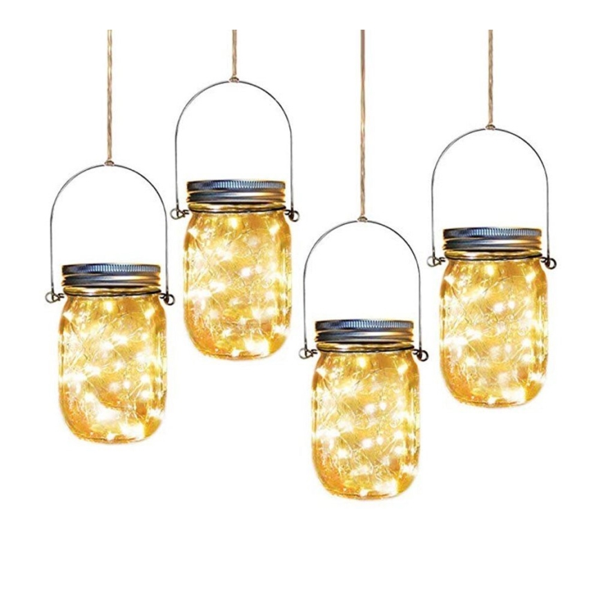 Ηλιακό φωτιστικό LED JAR LED/1,2V 600 mAh IP44