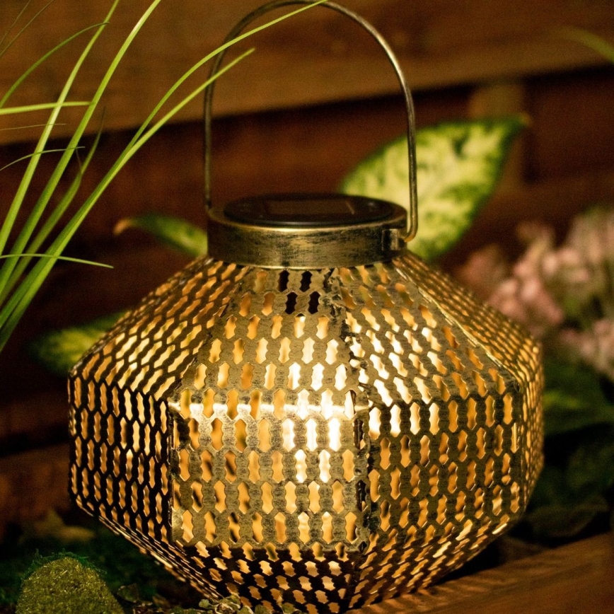 LED Ηλιακό φωτιστικό LAURA 1xE27/1,2V 300 mAh IP44