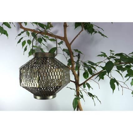 LED Ηλιακό φωτιστικό LAURA 1xE27/1,2V 300 mAh IP44