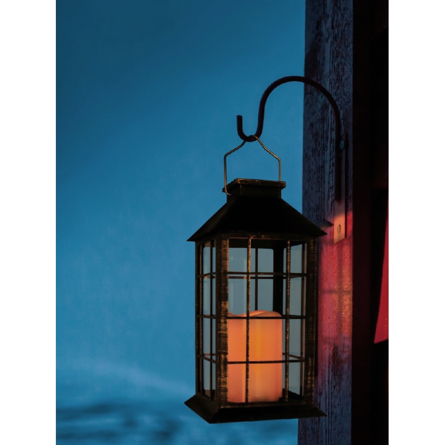 LED Ηλιακό Φωτιστικό LED/1,2V 200 mAh IP44 πατίνα