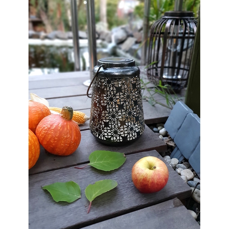 LED Ηλιακό φωτιστικό LINDA 1xE27/1,2V IP44