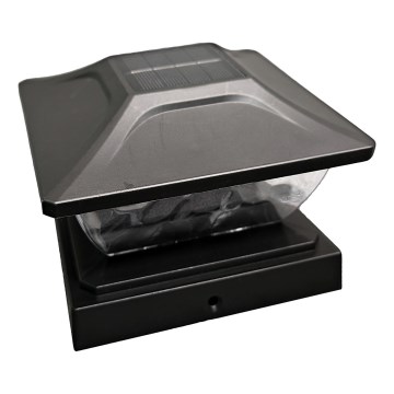 LED ηλιακό φωτιστικό TOYA LED/4,5W/230V 3000/6500K 600 mAh IP44 μαύρο