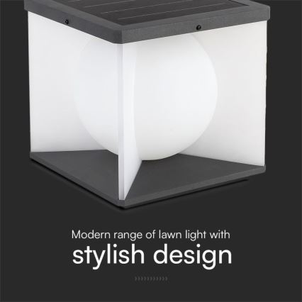 LED Ρυθμιζόμενο ηλιακό φωτιστικό τοίχου LED/3W/3,7V IP65 3000K 2600 mAh + τηλεχειριστήριο