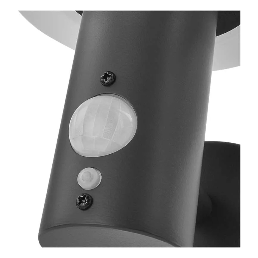 LED Ηλιακό Επιτοίχιο Φωτιστικό με Αισθητήρα LED/2W/3,7V 1200 mAh IP44